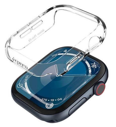 Калъф за Apple Watch 11/ 10 46mm, Spigen Thin Fit Case, Прозрачен (2)