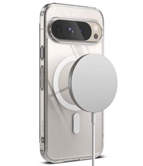 Magsafe Калъф за Google Pixel 9 Pro/ 9, Ringke Fusion Magnetic Case, Прозрачен (4)