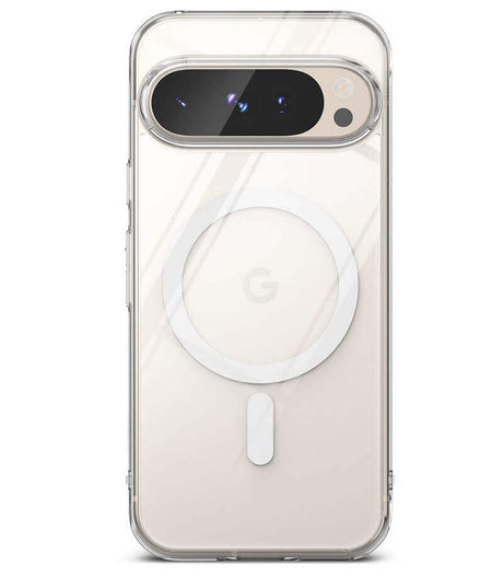 Magsafe Калъф за Google Pixel 9 Pro/ 9, Ringke Fusion Magnetic Case, Прозрачен (3)
