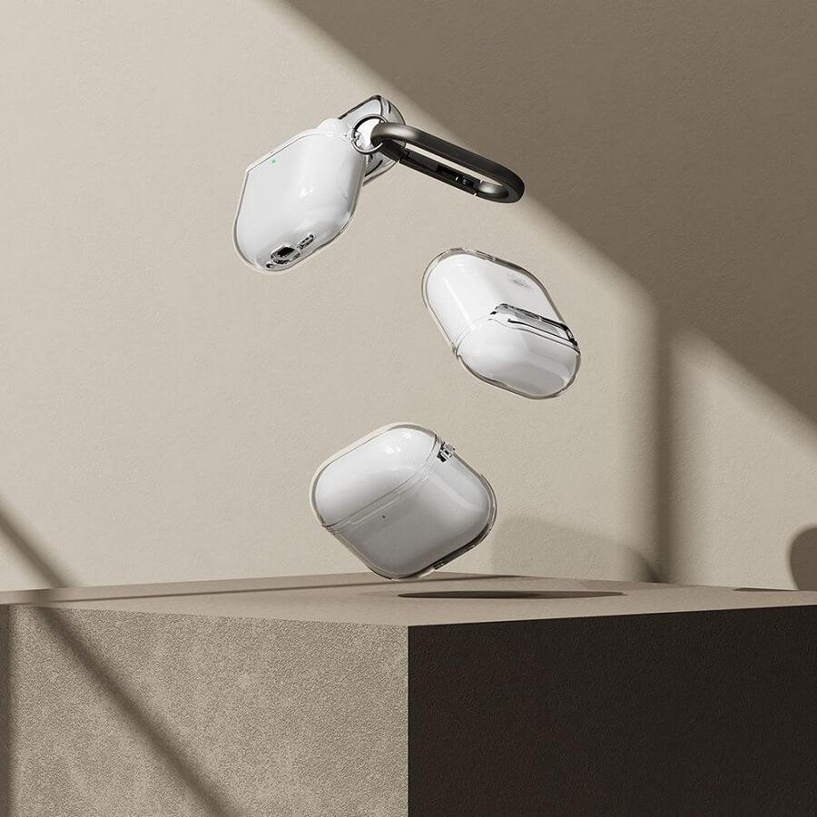 Калъф за Apple Airpods 4, Ringke Air Glitter Case, Прозрачен (5)