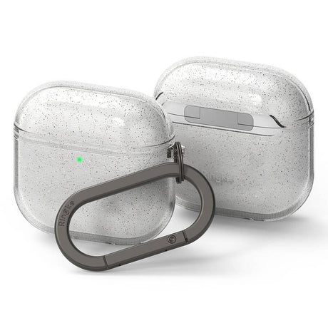 Калъф за Apple Airpods 4, Ringke Air Glitter Case, Прозрачен (2)