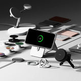 Magsafe Калъф за Samsung S24 FE, Ringke Fusion Magnetic Case, Прозрачен (5)