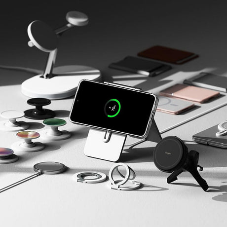 Magsafe Калъф за Samsung S24 FE, Ringke Fusion Magnetic Case, Прозрачен (5)