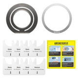 Magsafe Поставка-Пръстен, Baseus Halo Metal Ring Stand, Тъмно Сив (7)