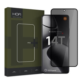 Затъмняващ Протектор за Xiaomi 14T/ 14T Pro, Hofi Privacy Anty-Spy Glass, Черен