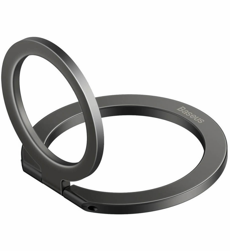 Magsafe Поставка-Пръстен, Baseus Halo Metal Ring Stand, Тъмно Сив
