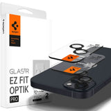 Протектор за Камерата на iPhone 14, Spigen EZ Fit Optik Pro Glass tR 2бр., Черен
