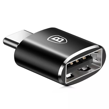 USB-C Преход/Адаптер, Baseus USB-A to USB-C OTG, Черен