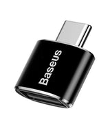 USB-C Преход/Адаптер, Baseus USB-A to USB-C OTG, Черен (2)
