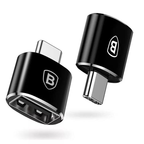 USB-C Преход/Адаптер, Baseus USB-A to USB-C OTG, Черен (4)