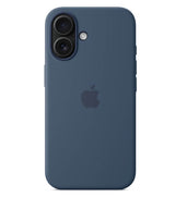 Оригинален Силиконов Калъф за iPhone 16, Silicone Magsafe Case MYY23ZM/A, Син (3)