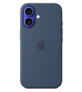 Оригинален Силиконов Калъф за iPhone 16, Silicone Magsafe Case MYY23ZM/A, Син