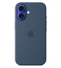 Оригинален Силиконов Калъф за iPhone 16, Silicone Magsafe Case MYY23ZM/A, Син