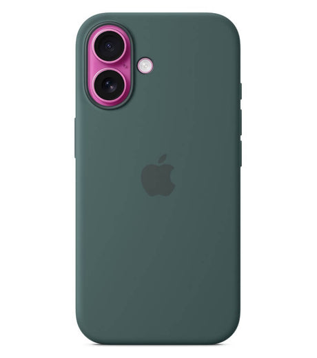 Оригинален Силиконов Калъф за iPhone 16, Silicone Magsafe Case MA7V4ZM/A, Зелен (3)