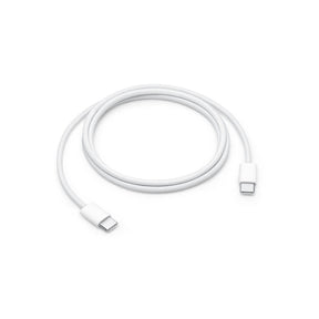 Оригинален USB-C Кабел, Apple USB-C to USB-C Woven 60W MQKJ3ZM/A 1m, Бял (Bulk)