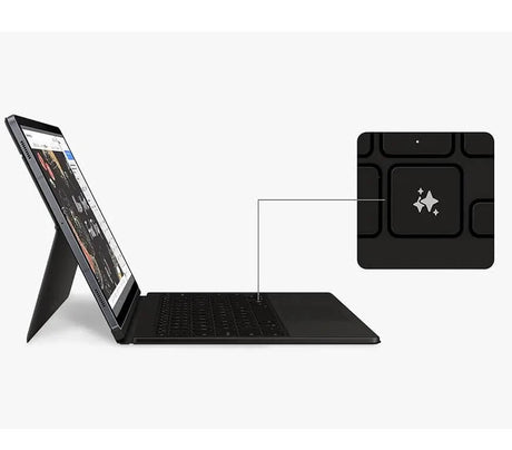 Оригинален Калъф с Клавиатура за Samsung Tab S10/S9 Ultra 14.6" Keyboard-TouchPad Book Case EF-DX925UBEGWW, Черен (9)