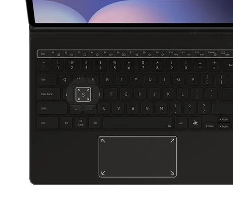 Оригинален Калъф за Samsung Tab S10 Plus/ S9 FE Plus 12.4" Keyboard-TouchPad Book Case EF-DX825UBEGWW, Черен (8)