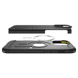 MagSafe Противоударен Калъф за iPhone 16 Pro Max, Spigen Tough Armor T Case, Черен (9)
