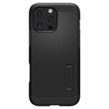 MagSafe Противоударен Калъф за iPhone 16 Pro Max, Spigen Tough Armor T Case, Черен (3)