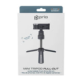 Трипод-Статив, Prio Mini Tripod Pull-Out, Черен (8)