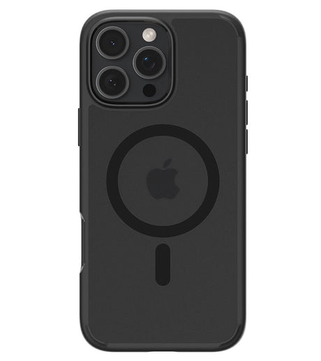 Magsafe Противоударен Калъф за iPhone 16 Pro, Spigen Ultra Hybrid T Frost Case, Черен (2)