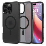 Magsafe Противоударен Калъф за iPhone 16 Pro, Spigen Ultra Hybrid T Frost Case, Черен