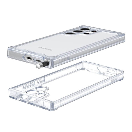 Противоударен Калъф за Samsung S23 Ultra, UAG Plyo Ice Case, Прозрачен (4)