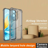 Противоударен Силиконов Калъф за Honor 200 Lite, Imak Shockproof Case, Черен (4)