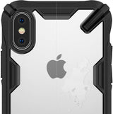 Противоударен Хибриден Калъф за iPhone XS/X, Ringke Fusion X Case, Черен (2)