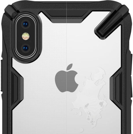 Противоударен Хибриден Калъф за iPhone XS/X, Ringke Fusion X Case, Черен (2)