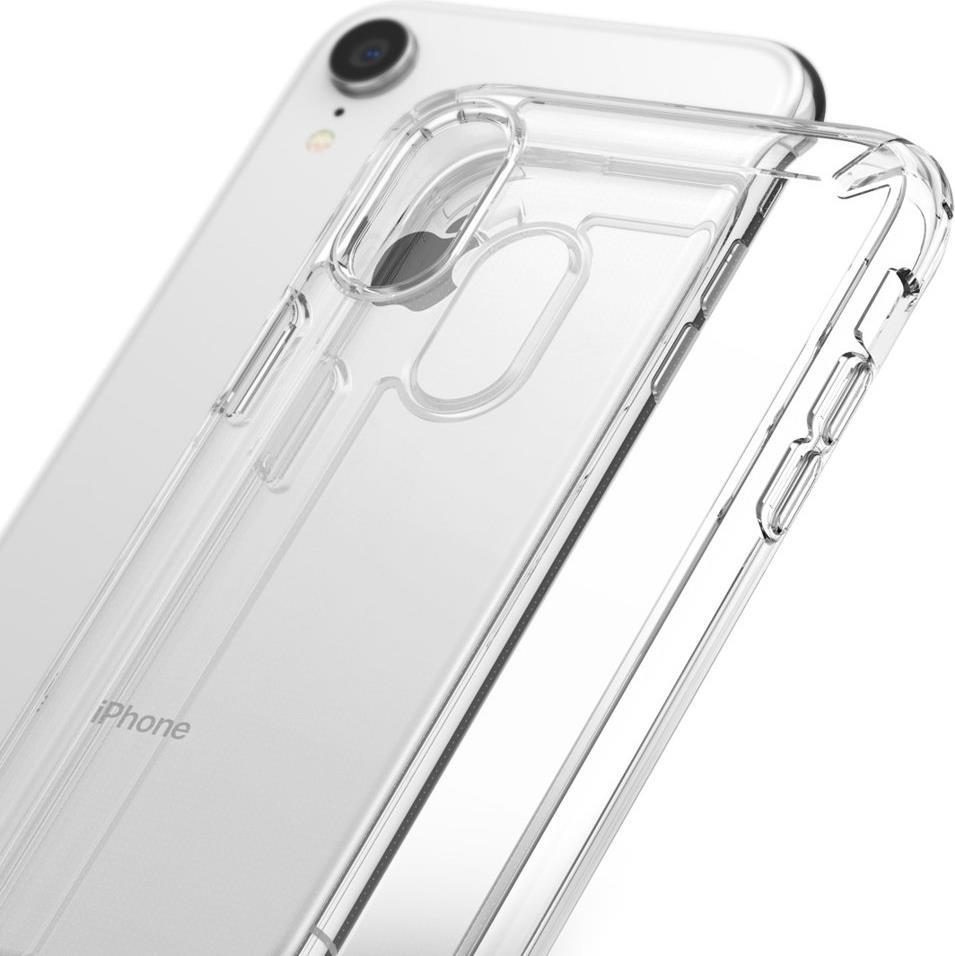 Противоударен Хибриден Калъф за iPhone XR, Ringke Fusion Case, Прозрачен (3)