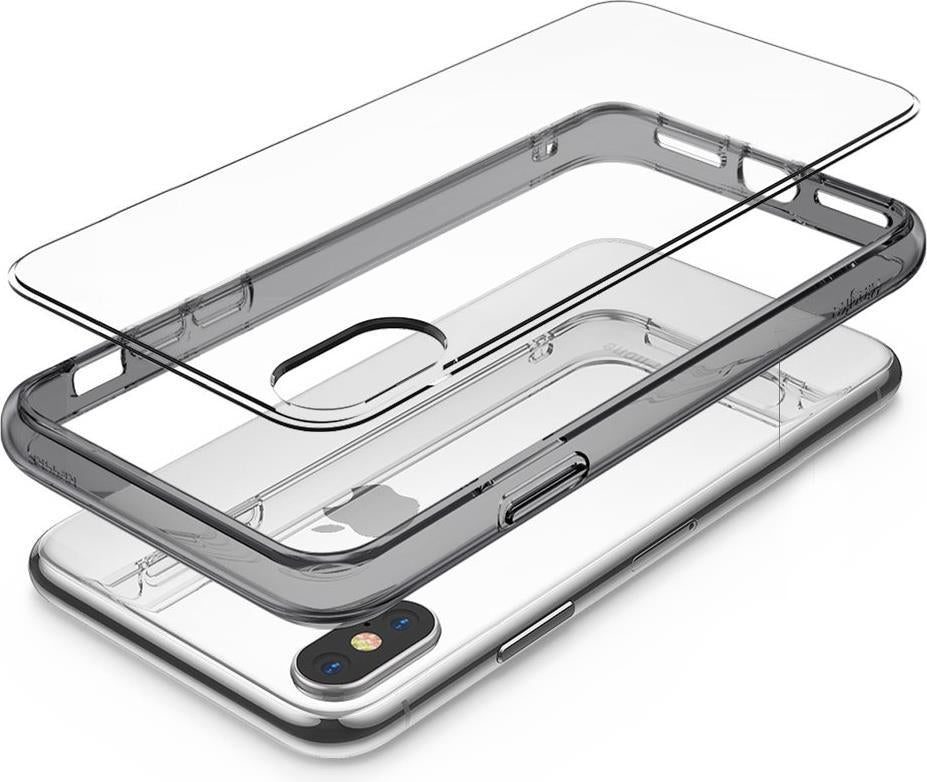 Противоударен Хибриден Калъф за iPhone XS/X, Ringke Fusion Case, Прозрачен (3)