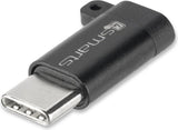 USB Преход/Адаптер, 4Smarts micro-USB to USB-C, Черен (Bulk) (2)