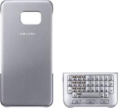 Оригинален Калъф с Клавиатура за Samsung S6 Edge Plus Keyboard Cover Case EJ-CG928msegww, Сребрист (4)