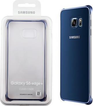 Оригинален Твърд Калъф за Samsung S6 Edge Plus Clear Cover Case Ef-Qg925cbegww, Черен (4)