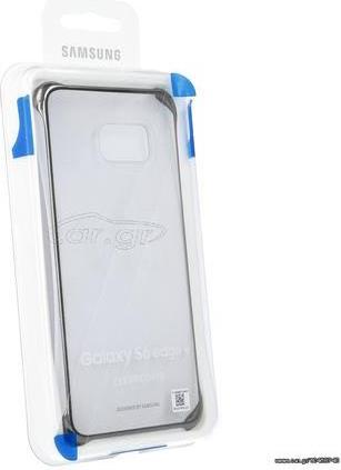 Оригинален Твърд Калъф за Samsung S6 Edge Plus Clear Cover Case Ef-Qg925cbegww, Черен (3)