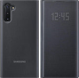 Оригинален Активен Калъф за Samsung Note 10 Led View Cover Book Case Ef-Nn970pbegww, Черен (3)
