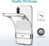 Противоударен Калъф с Поставка за iPhone XS Max, ESR Simplace Case, Прозрачен (4)