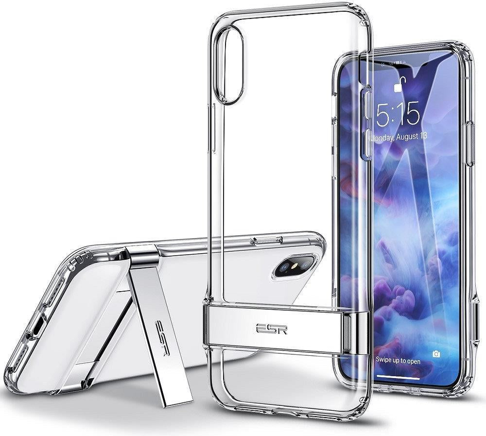 Противоударен Калъф с Поставка за iPhone XS Max, ESR Simplace Case, Прозрачен