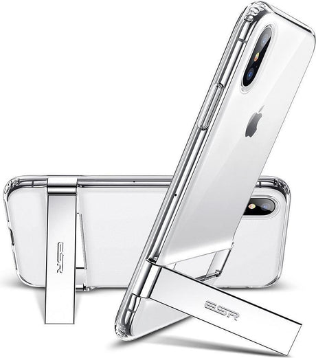 Противоударен Калъф с Поставка за iPhone XS Max, ESR Simplace Case, Прозрачен (5)