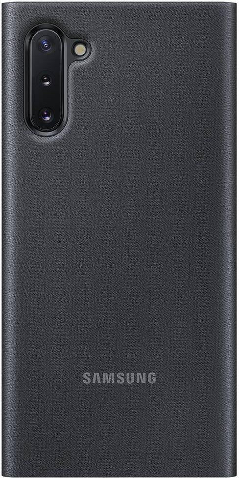 Оригинален Активен Калъф за Samsung Note 10 Led View Cover Book Case Ef-Nn970pbegww, Черен (5)