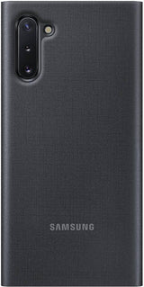 Оригинален Активен Калъф за Samsung Note 10 Led View Cover Book Case Ef-Nn970pbegww, Черен (5)