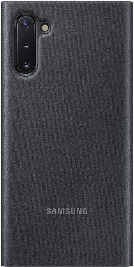 Оригинален Активен Калъф за Samsung Note 10 Led View Cover Book Case Ef-Nn970pbegww, Черен (5)