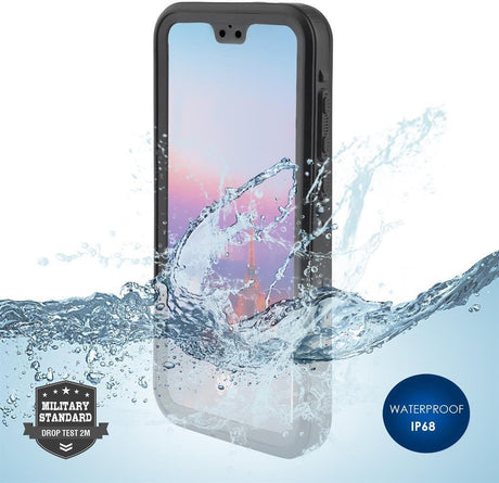 Водоустойчив Калъф за Huawei P20 Pro, 4Smarts Active Pro Stark Case, Черен