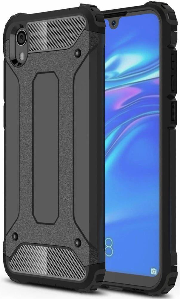 Противоударен Хибриден Калъф за Xiaomi Redmi 7a, Forcell Armor Case, Черен
