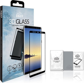Извит Стъклен Протектор за Samsung S10e, Eiger 3D Glass, Прозрачен