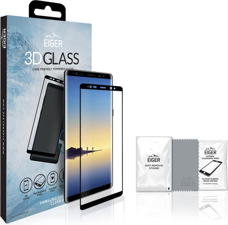 Извит Стъклен Протектор за Samsung S10e, Eiger 3D Glass, Прозрачен