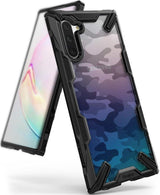 Противоударен Хибриден Калъф за Samsung Note 10, Ringke Fusion X Camouflage Case, Черен