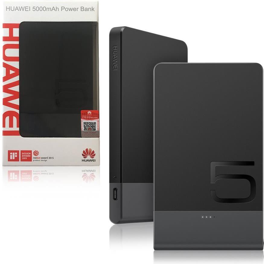 Външна Батерия, Huawei Power Bank 5000mAh AP006L, Черен
