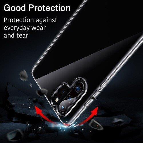 Противоударен Силиконов Калъф за Huawei P30 Pro, ESR Essential Case, Прозрачен (7)